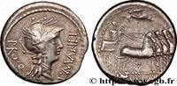 THE REPUBLIC (280 BC to 27 BC) Denier MANLIA Italie 82 AC. (17mm, 3,78g, 2h) -