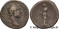THE ANTONINES (96 AD to 192 AD) Sesterce HADRIANUS Rome 136 (31mm, 27,15g, 7h) -