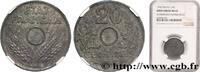 FRANKREICH 20 centimes État français, lourde, Fautée non trou ETAT FRANÇAIS 1942 (24mm, 3,50g, 6h) -