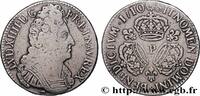 FRANKREICH Écu aux trois couronnes LOUIS XIV THE SUN KING Dijon 1710 (40mm, 29,85g, 6h) -