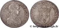 FRANKREICH Écu, portrait à la mèche longue LOUIS XIV THE SUN KING Bordeaux 1652 (38,5mm, 27,16g, 6h) -