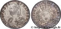 Demi-écu aux branches d olivier, buste habillé 1729 FRANKREICH LOUIS XV  THE WELL-BELOVED  Caen 1729 (32,5mm, 14,48g,  6h) fSS/SS