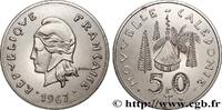 NEUKALEDONIEN Piéfort 50 Francs Pacifique NEUKALEDONIEN Paris 1967 (33mm, 30,20g, 6h) -