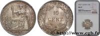 FRANZÖSISCHE-INDOCHINA 10 Centièmes FRANZÖSISCHE-INDOCHINA Paris 1937 (19mm, 2,70g, 6h) -