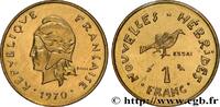 NEUE HEBRIDEN (VANUATU ab 1980) Essai de 1 Franc NEUE HEBRIDEN (VANUATU ab 1980) Paris 1970 (17mm, g, 6h) -
