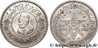 MAROKKO - FRANZÖZISISCH PROTEKTORAT 500 Francs Mohammed V an AH1376 MAROKKO - FRANZÖZISISCH PROTEKTORAT Paris 1956 (36mm, 22,59g, 6h) -