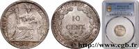FRANZÖSISCHE-INDOCHINA 10 Centièmes FRANZÖSISCHE-INDOCHINA Paris 1917 (19mm, 2,70g, 6h) -