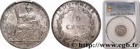 FRANZÖSISCHE-INDOCHINA 10 Centièmes FRANZÖSISCHE-INDOCHINA San Francisco 1920 (19mm, 2,70g, 6h) -