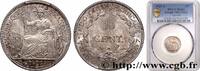 FRANZÖSISCHE-INDOCHINA 10 Centièmes FRANZÖSISCHE-INDOCHINA Paris 1929 (19mm, 2,70g, 6h) -
