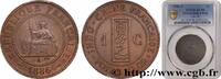 FRANZÖSISCHE-INDOCHINA 1 Centième FRANZÖSISCHE-INDOCHINA Paris 1886 (31mm, 10,00g, 6h) -