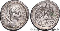 THE REPUBLIC (280 BC to 27 BC) Denier PLAETORIA Rome 67 AC. (19mm, 3,81g, 4h) -
