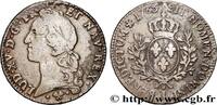 FRANKREICH Écu aux branches d’olivier, tête ceinte d’un bande LOUIS XV THE WELL-BELOVED Bayonne 1765 (40,5mm, 28,12g, 6h) -