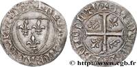 FRANKREICH Blanc dit guénar CHARLES VI THE MAD OR THE WELL-BELOVED La Rochelle s.m. (26,5mm, 2,97g, 7h) -