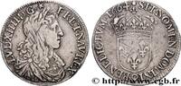 FRANKREICH Demi-écu, portrait apollinien LOUIS XIV THE SUN KING Rennes 1664 (31mm, 13,51g, 6h) -