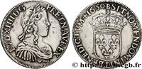 FRANKREICH Demi-écu, portrait à la mèche longue LOUIS XIV THE SUN KING Bayonne 1650 (32mm, 13,58g, 6h) -
