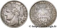 FRANKREICH 1 franc Cérès, IIe République ZWEITE FRANZOSISCHE REPUBLIK Paris 1849 (23mm, 4,94g, 6h) -