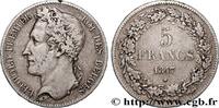 BELGIEN 5 Francs Léopold Ier tête laurée BELGIEN 1847 (37mm, 24,66g, 6h) -