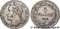 BELGIEN 5 Francs Léopold Ier tête laurée BELGIEN 1848 (37mm, 24,94g, 6h) -