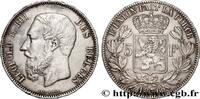 BELGIEN 5 Francs Léopold II BELGIEN Bruxelles 1876 (37,5mm, 24,94g, 6h) -