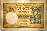 MADAGASKAR 20 Francs MADAGASKAR 20 Francs 1937 S -