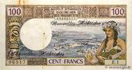 NEUE HEBRIDEN 100 Francs NEUE HEBRIDEN 100 Francs 1970 fVZ -
