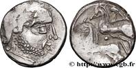 FRANKREICH Drachme aux deux chevaux, série C PICTONES / BITURIGES / CARNUTES - Mittelwestgallien, Unbekannt Ier siècle avant J.-C. (16mm, 3,44g, 6h) -