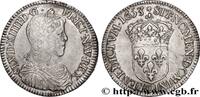 FRANKREICH Demi-écu, portrait à la mèche longue LOUIS XIV THE SUN KING Rennes 1653 (32,5mm, 13,69g, 6h) -