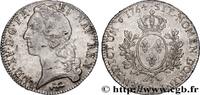FRANKREICH Écu aux branches d’olivier, tête ceinte d’un bande LOUIS XV THE WELL-BELOVED Lyon 1764 (40mm, 29,43g, 6h) -