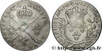 FRANKREICH Trente-trois sols aux insignes LOUIS XIV THE SUN KING Strasbourg 1706 (33mm, 8,85g, 6h) -