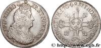 FRANKREICH Écu aux huit L, 2e type LOUIS XIV THE SUN KING Lyon 1704 (42mm, 27,30g, 6h) -