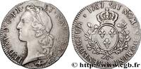 FRANKREICH Écu aux branches d’olivier, tête ceinte d’un bande LOUIS XV THE WELL-BELOVED Lyon 1767 (40,5mm, 29,35g, 6h) -