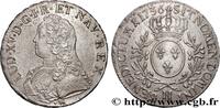 FRANKREICH Écu aux branches d'olivier, buste habillé LOUIS XV THE WELL-BELOVED La Rochelle 1736 (40,5mm, 29,33g, 6h) -