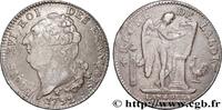 FRANKREICH Écu dit au génie, légende FRANÇOIS LOUIS XVI Limoges 1792 (38,5mm, 29,34g, 6h) -