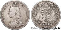 VEREINIGTEN KÖNIGREICH 1/2 Crown Victoria buste du jubilé VEREINIGTEN KÖNIGREICH Londres 1887 (32mm, 13,74g, 12h) -