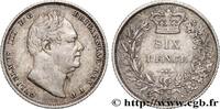 VEREINIGTEN KÖNIGREICH 6 Pence Guillaume IV VEREINIGTEN KÖNIGREICH 1831 (19,5mm, 2,82g, 6h) -