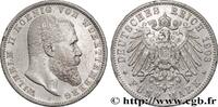 ALLEMAGNE - ROYAUME DE WURTTEMBERG - GUILLAUME II 5 Mark ALLEMAGNE - ROYAUME DE WURTTEMBERG - GUILLAUME II Stuttgart 1903 (38mm, 27,70g, 12h) -