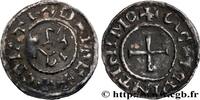 FRANKREICH Obole KARL DER KAHLE Saint-Quentin s.m. (15mm, 0,61g, 3h) -