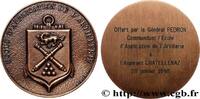 FRANKREICH Médaille, École d’application de l’artillerie ARMÉES ET MILITAIRES 1998 (67mm, 131,29g, 12h) -