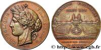 FRANKREICH Médaille, Palais du Trocadéro, Exposition Universe EXPOSITIONS UNIVERSELLES 75 - Paris 1878 (50,5mm, 59,46g, 12h) -