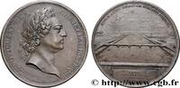 FRANKREICH Médaille célèbrant le pont construit à Neuilly PONTS Paris, Monnaie du Louvre 1772 (55,5mm, 90,57g, 12h) -