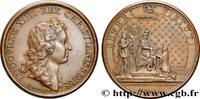 FRANKREICH Médaille, Promotion de 60 chevaliers de l’Ordre du LOUIS XIV LE GRAND OU LE ROI SOLEIL 1662 (40,5mm, 32,99g, 12h) -
