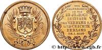 FRANKREICH Médaille, 25e anniversaire de l’association pour l HISTOIRE ET ARCHÉOLOGIE Allemagne, Berlin 1890 (27mm, 7,15g, 12h) -
