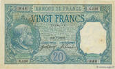 FRANKREICH 20 Francs BAYARD FRANKREICH 20 Francs BAYARD 1916 SS -