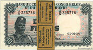 BELGISCH-KONGO 10 Francs Liasse BELGISCH-KONGO 10 Francs Liasse 1958 ST -