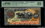 CHILE 20 Pesos Essai CHILE 20 Pesos Essai 1888 fST -
