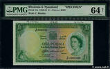 RHODESIEN UND NJASSALAND (Föderation von) 1 Pound Spécimen RHODESIEN UND NJASSALAND (Föderation von) 1 Pound Spécimen 1961 fST+ -