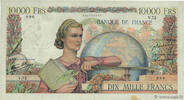 FRANKREICH 10000 Francs GÉNIE FRANÇAIS FRANKREICH 10000 Francs GÉNIE FRANÇAIS 1946 fSS -