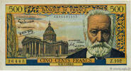 FRANKREICH 500 Francs VICTOR HUGO FRANKREICH 500 Francs VICTOR HUGO 1958 fSS -