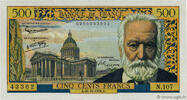 FRANKREICH 500 Francs VICTOR HUGO FRANKREICH 500 Francs VICTOR HUGO 1958 VZ -