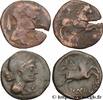 FRANKREICH Lot de deux bronze LOTS 121-45 AC. (mm, g, h) -
